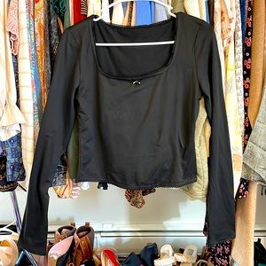 Super Soft Y2K Lace Trim Bow Detail Tee